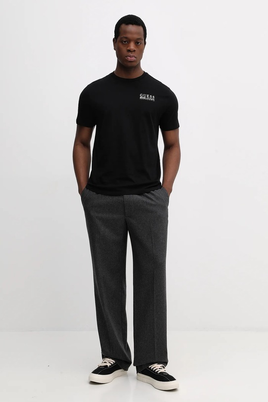 Bavlněné tričko Guess M6RI05.KBW41 černá SS26