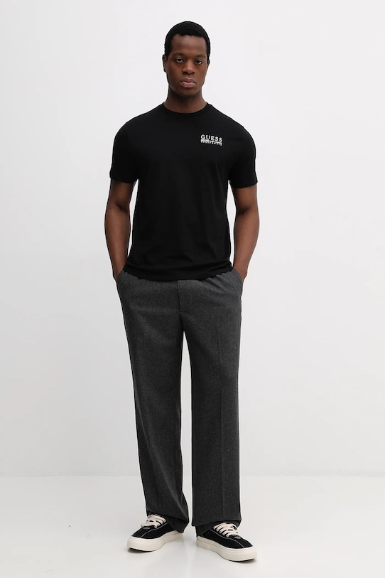 Bavlněné tričko Guess M6RI05.KBW41 černá SS26