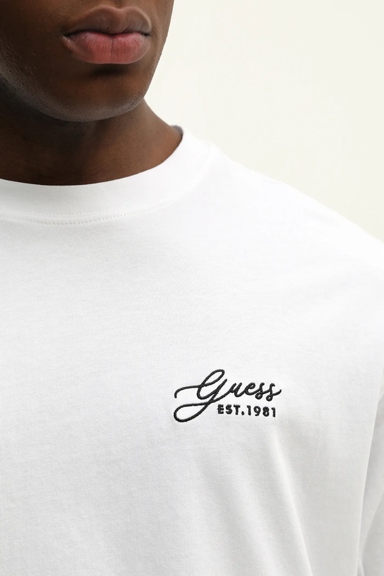 Bavlnené tričko Guess M6RI14.I3Z14 biela