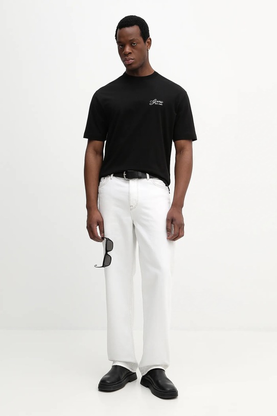 Bavlnené tričko Guess M6RI14.I3Z14 čierna SS26