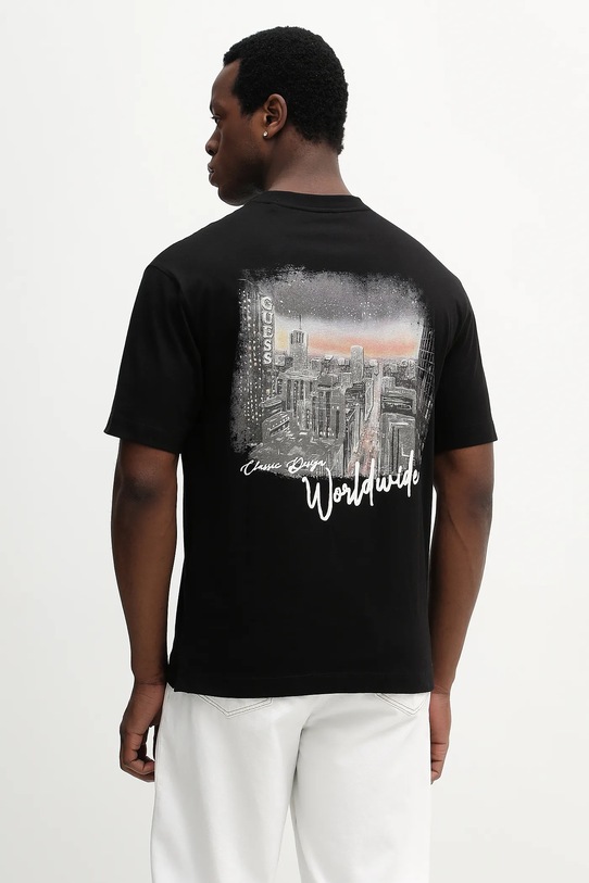 Oblečenie Bavlnené tričko Guess M6RI14.I3Z14 čierna