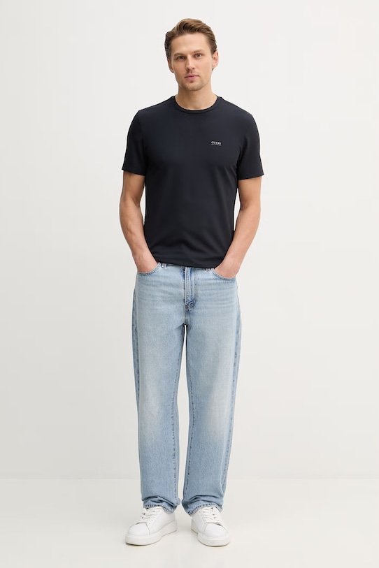 Guess t-shirt M6RI19.KD202 granatowy SS26