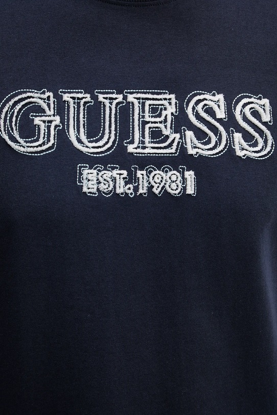 Guess t-shirt bawełniany M6RI22.K8FQ4 granatowy
