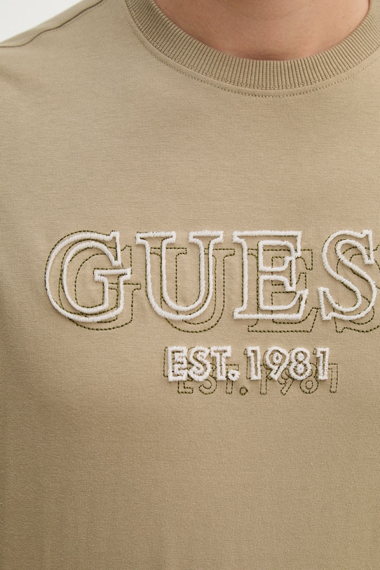 Guess t-shirt bawełniany M6RI22.K8FQ4 zielony