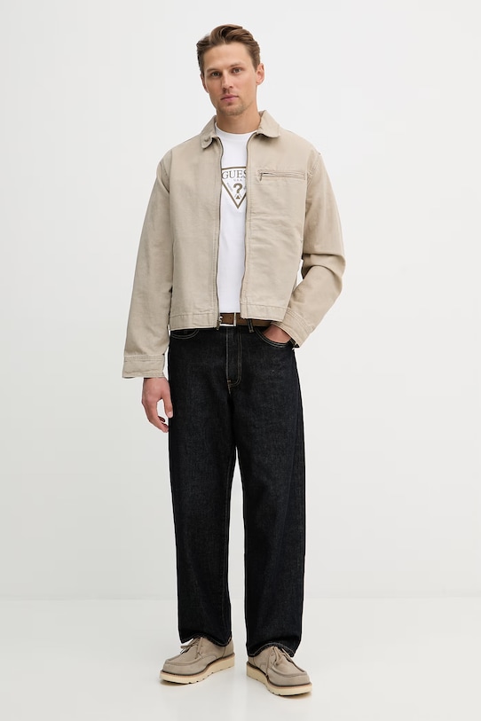 Bavlněné tričko Guess TERRY M6RI23.K8FQ4 bílá SS26