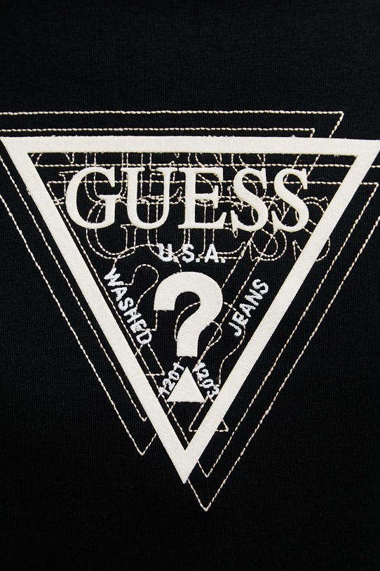 Bavlněné tričko Guess TERRY M6RI23.K8FQ4 černá