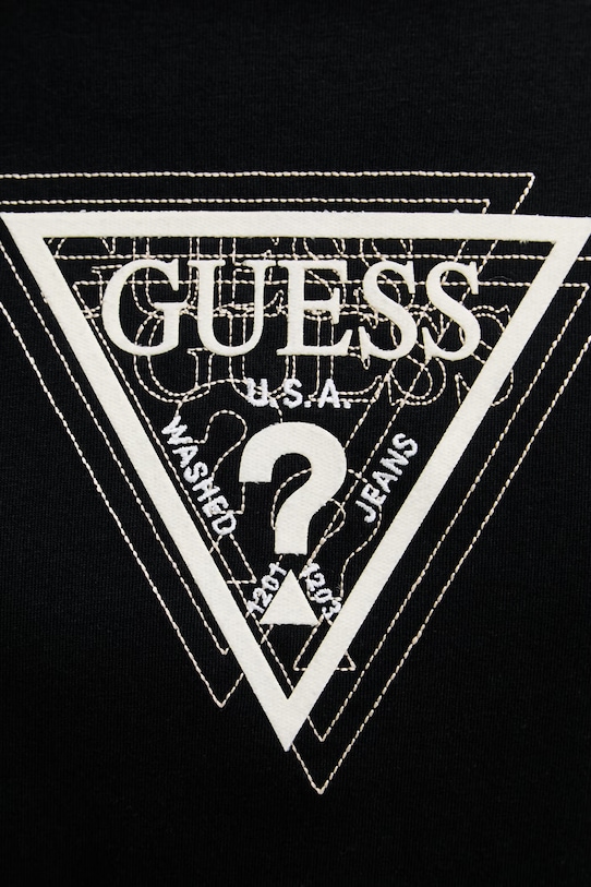 Bavlněné tričko Guess TERRY M6RI23.K8FQ4 černá