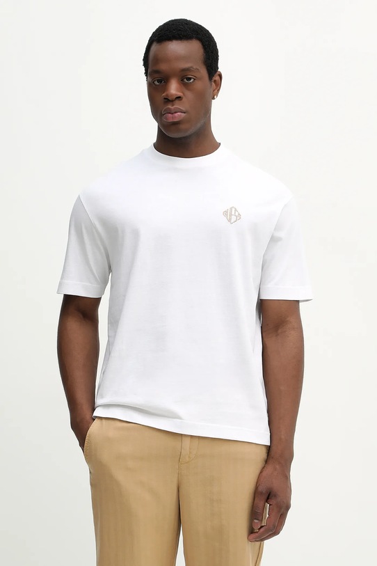 Guess t-shirt bawełniany aplikacja biały M6RI25.I3Z14