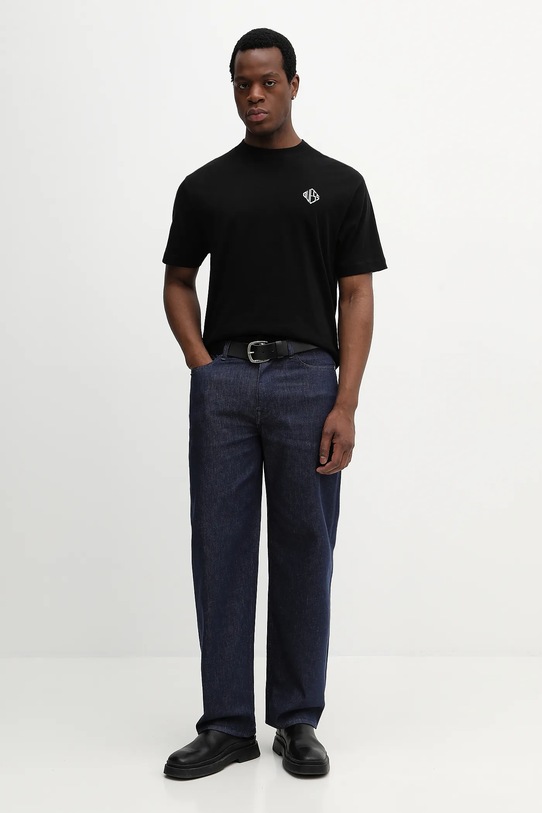 Guess t-shirt bawełniany M6RI25.I3Z14 czarny SS26