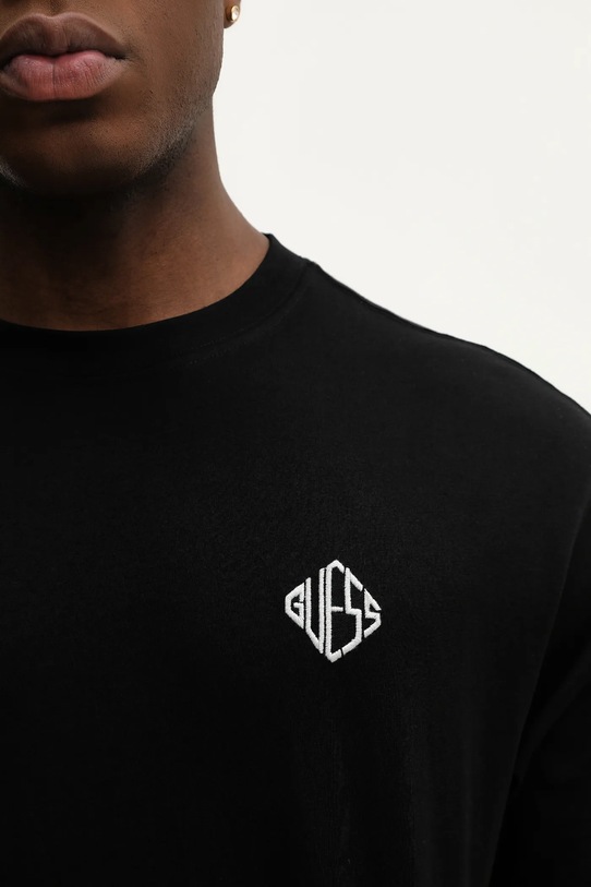 Guess t-shirt bawełniany M6RI25.I3Z14 czarny