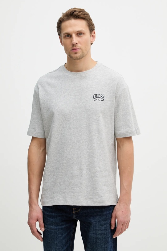 Odzież Guess t-shirt bawełniany M6RI27.KD241 szary