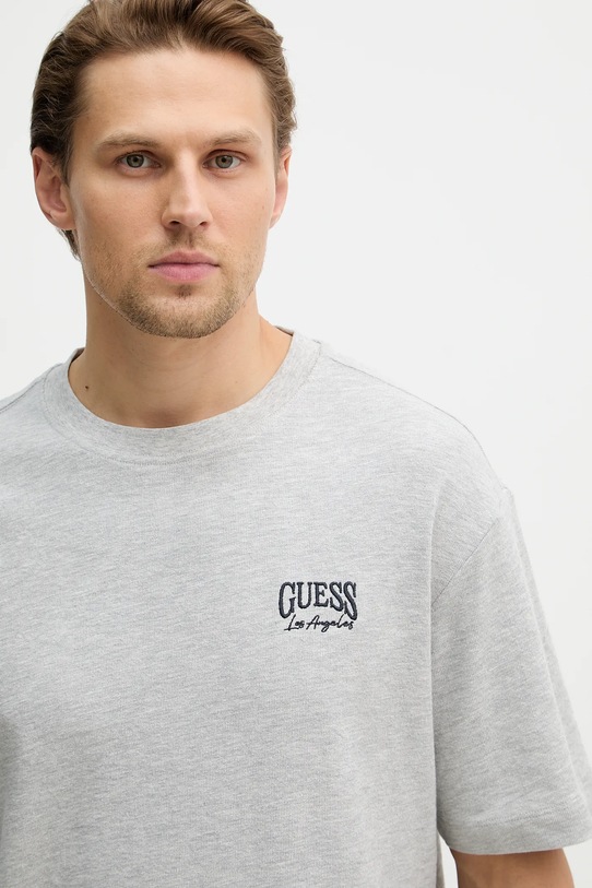 Guess t-shirt bawełniany szary M6RI27.KD241