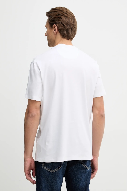 Odzież Guess t-shirt z domieszką jedwabiu M6RI49.KE722 biały