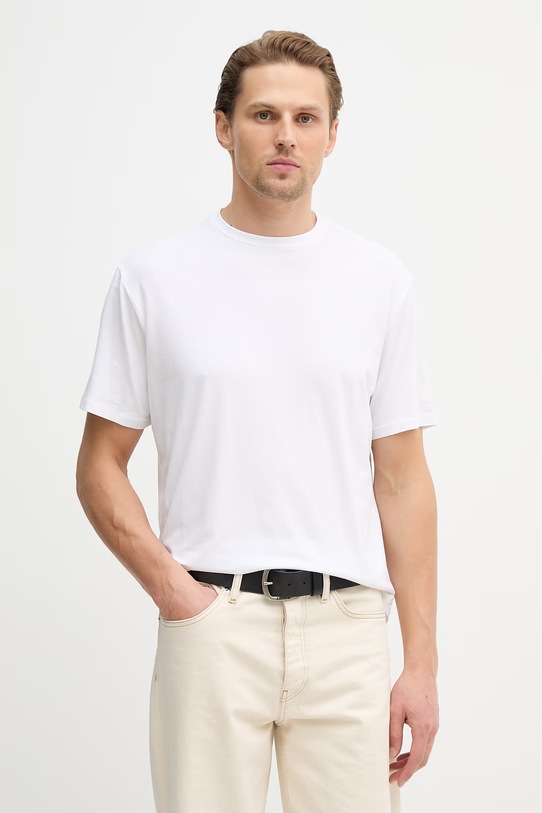 Guess t-shirt z elastanem biały M6RI62.JR06K