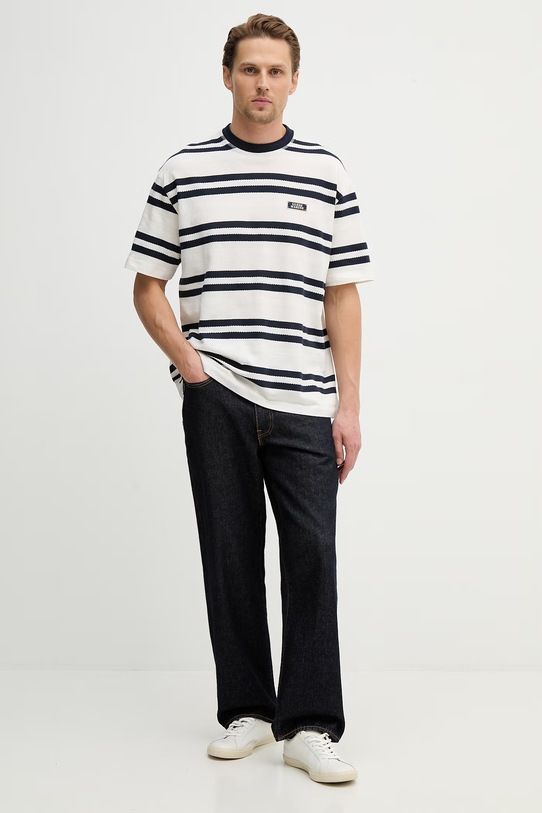 Βαμβακερό μπλουζάκι Guess M6RP10.KD191 λευκό SS26