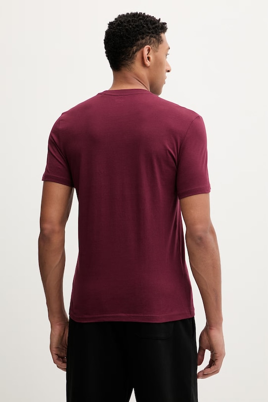 Odzież Guess t-shirt bawełniany COCHISE Z6RI00.I3Z14 bordowy