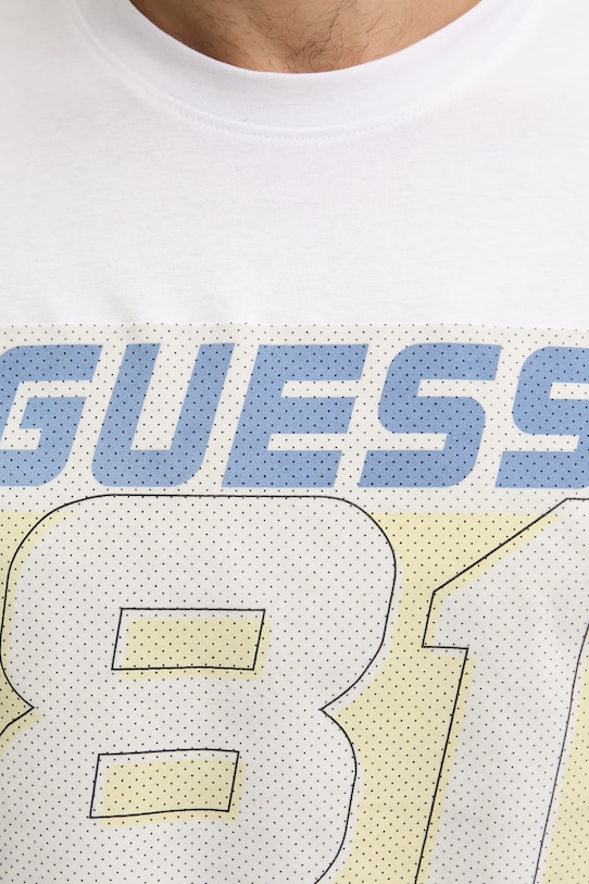 Guess t-shirt bawełniany OPA Z6RI04.I3Z14 biały