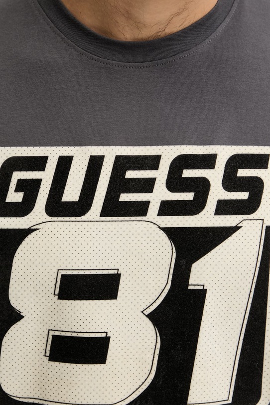 Guess t-shirt bawełniany OPA Z6RI04.I3Z14 szary
