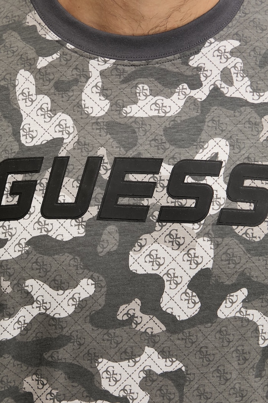 Guess t-shirt bawełniany CHAYTON Z6RI05.I3Z14 szary