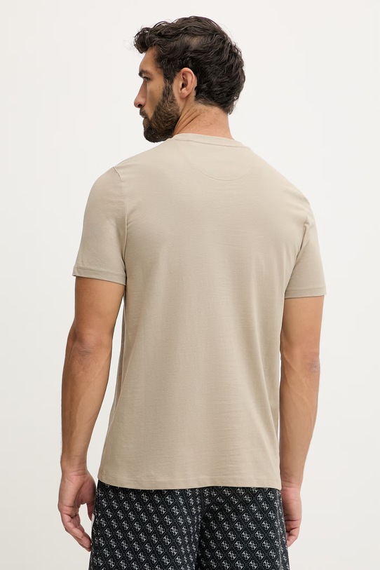 Odzież Guess t-shirt bawełniany KELE Z6RI06.I3Z14 beżowy