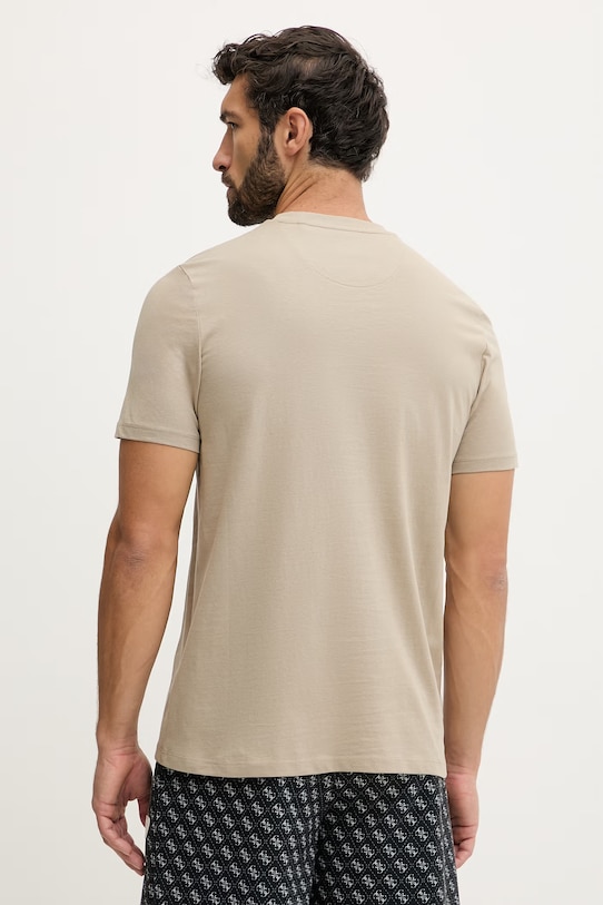Odzież Guess t-shirt bawełniany KELE Z6RI06.I3Z14 beżowy