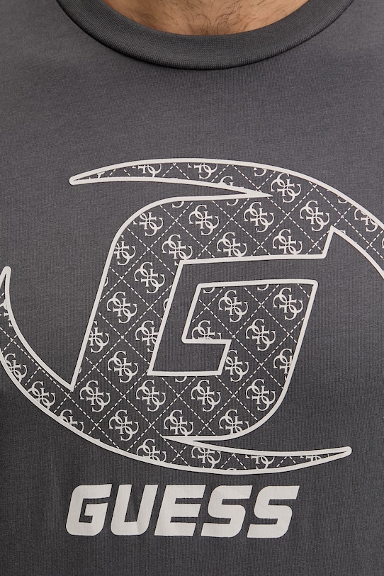 Guess t-shirt bawełniany KELE Z6RI06.I3Z14 szary