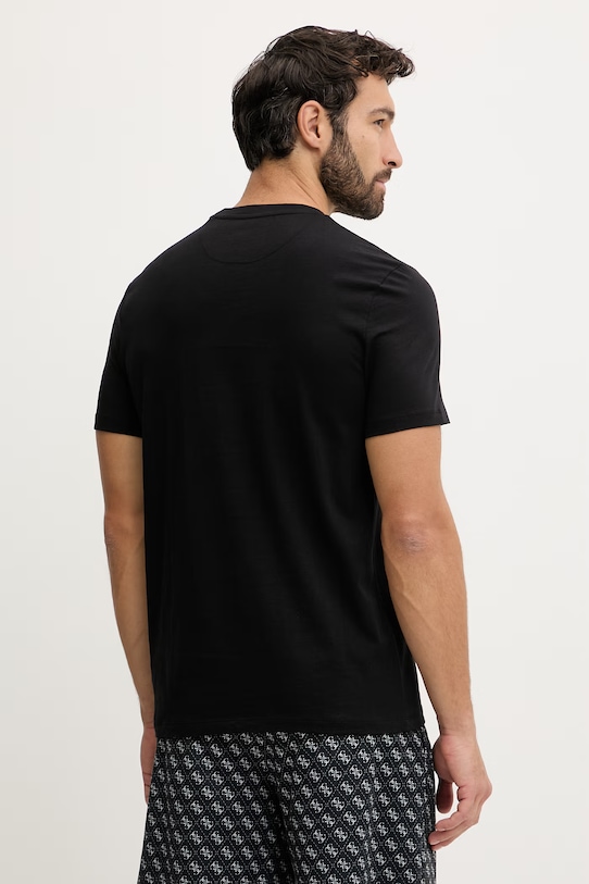 Odzież Guess t-shirt bawełniany KELE Z6RI06.I3Z14 czarny