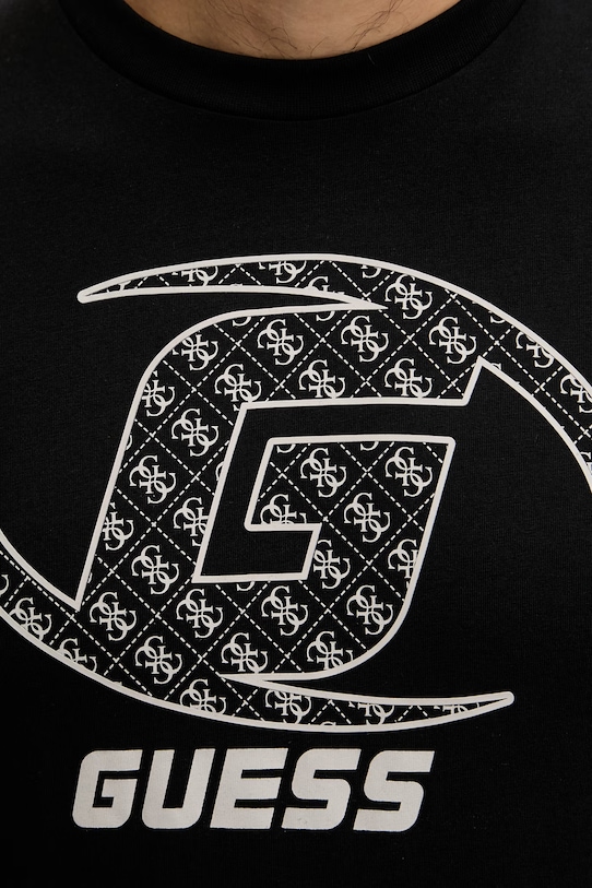 Guess t-shirt bawełniany KELE Z6RI06.I3Z14 czarny