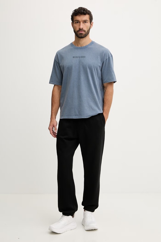 Guess t-shirt bawełniany NAWAT Z6RI11.I3Z14 niebieski SS26