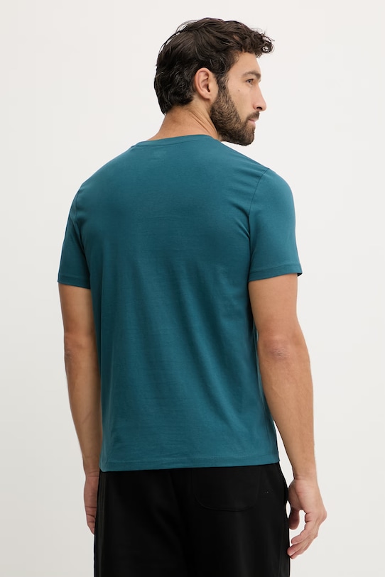 Odzież Guess t-shirt bawełniany MASKA Z6RI15.I3Z14 turkusowy