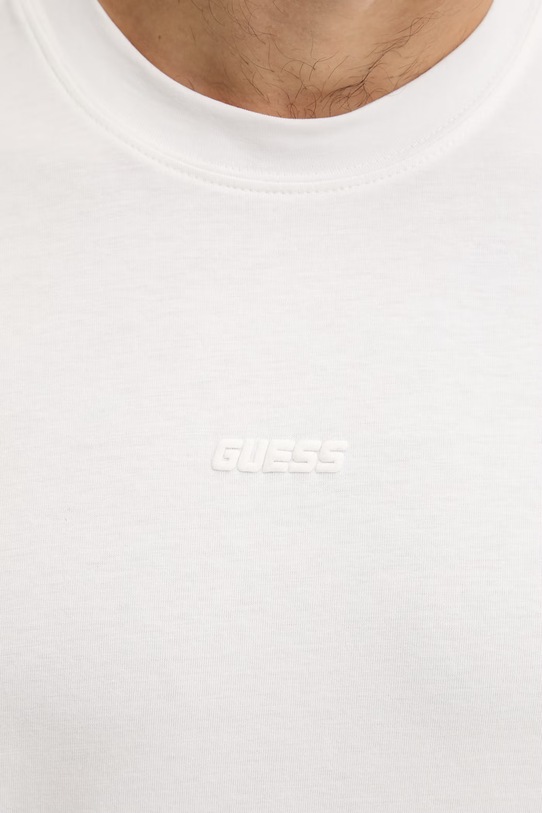Guess t-shirt bawełniany GIANO Z6RI16.I3Z14 beżowy