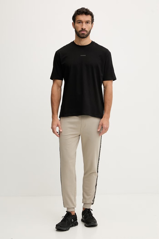 Guess t-shirt bawełniany GIANO Z6RI16.I3Z14 czarny SS26