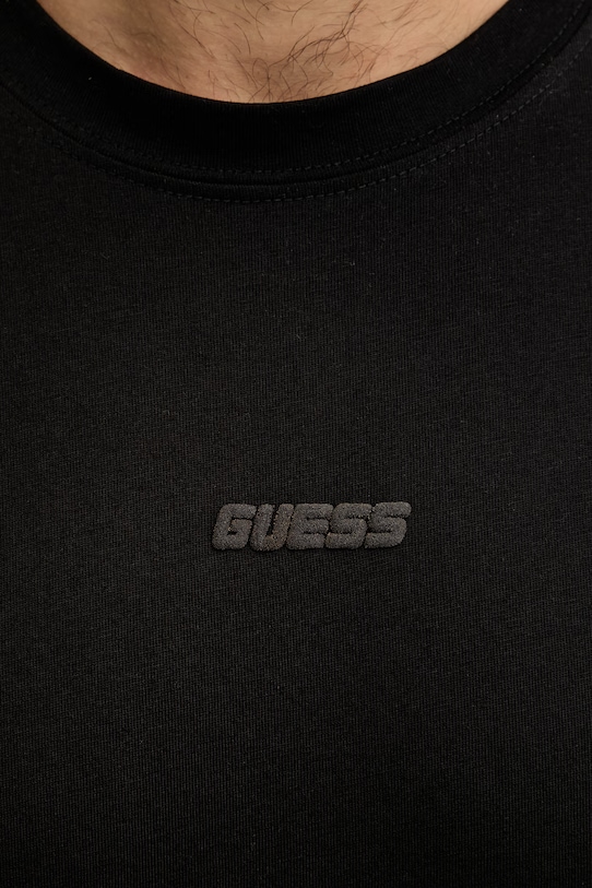 Guess t-shirt bawełniany GIANO Z6RI16.I3Z14 czarny