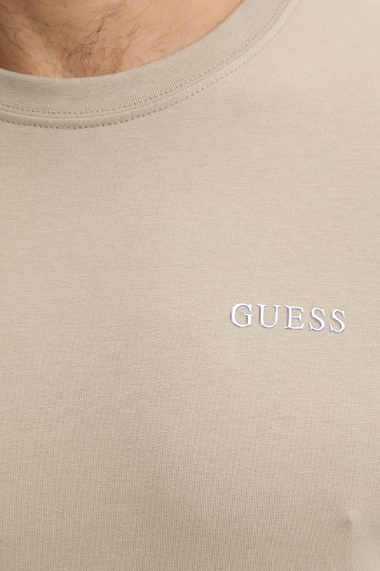 Guess t-shirt bawełniany MARZIO Z6RI17.I3Z14 beżowy