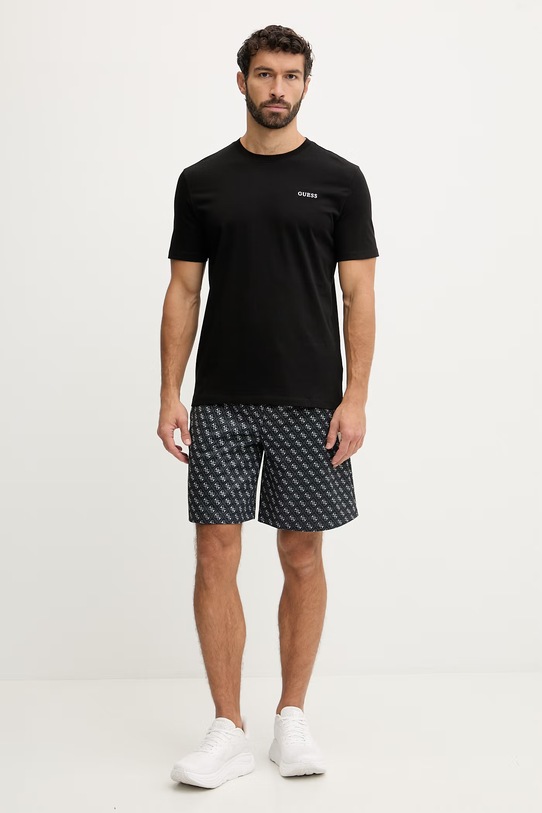 Guess t-shirt bawełniany MARZIO Z6RI17.I3Z14 czarny SS26