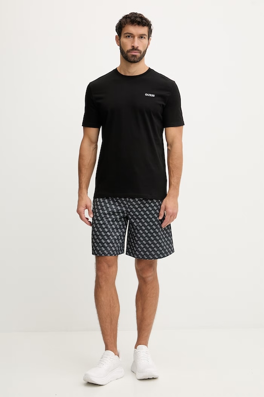 Guess t-shirt bawełniany MARZIO Z6RI17.I3Z14 czarny SS26