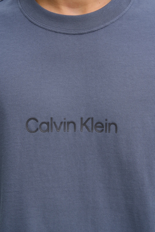 Βαμβακερό μπλουζάκι Calvin Klein LV040HM228 σκούρο μπλε