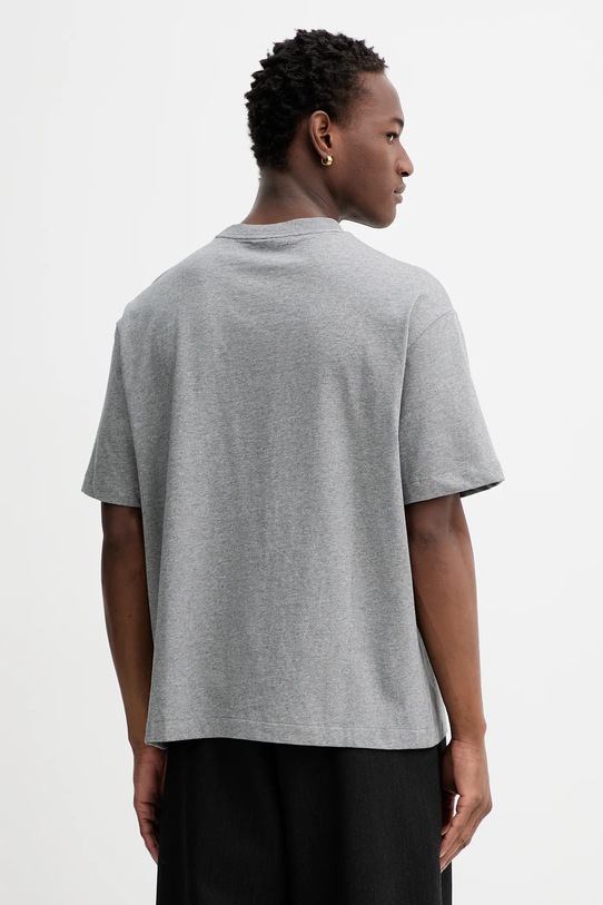 Ρούχα Βαμβακερό μπλουζάκι Calvin Klein LV040HM228 γκρί