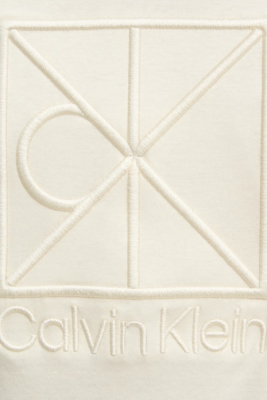 Calvin Klein t-shirt bawełniany LV04LE200G beżowy