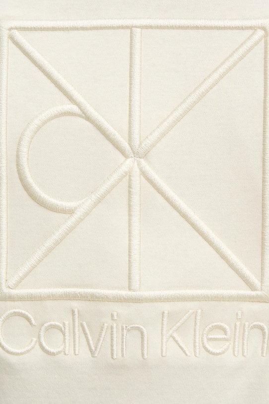 Calvin Klein t-shirt bawełniany LV04LE200G beżowy