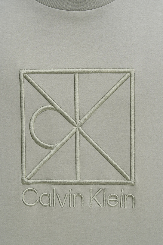 Calvin Klein t-shirt bawełniany LV04LE200G zielony
