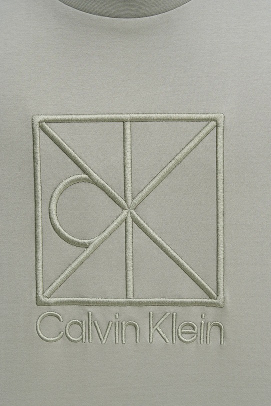 Calvin Klein t-shirt bawełniany LV04LE200G zielony