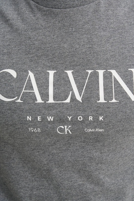 Calvin Klein t-shirt bawełniany LV04RE807G szary