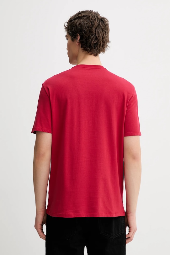 Odzież Calvin Klein t-shirt bawełniany LV04RE820G czerwony