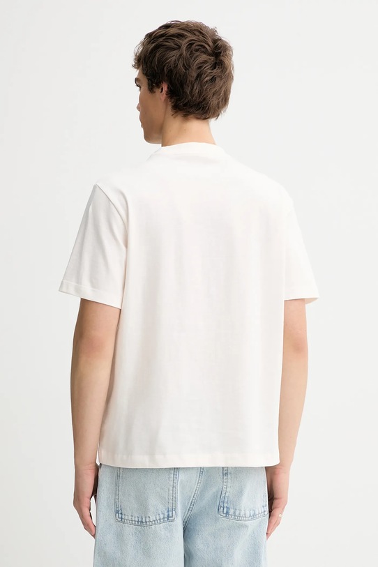 Odzież Calvin Klein t-shirt bawełniany LV04RE832G beżowy