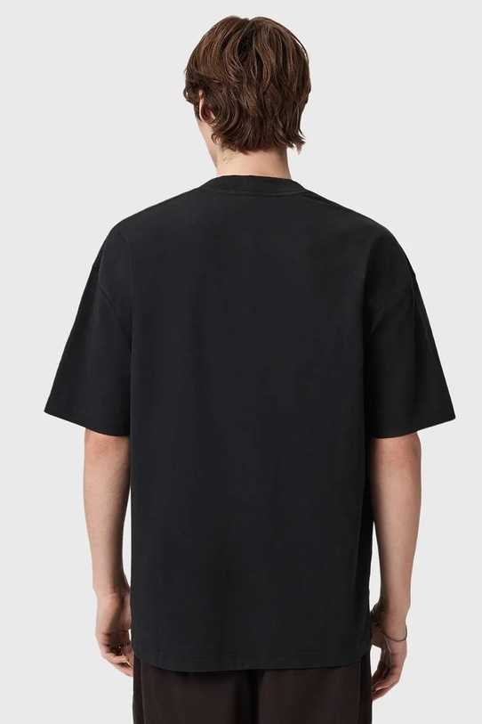AllSaints t-shirt bawełniany M038PD czarny SS26