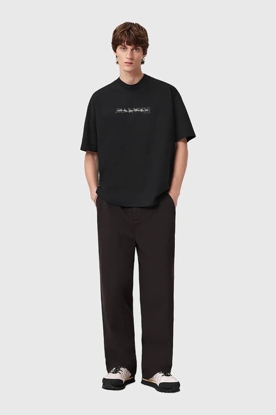 Odzież AllSaints t-shirt bawełniany M038PD czarny