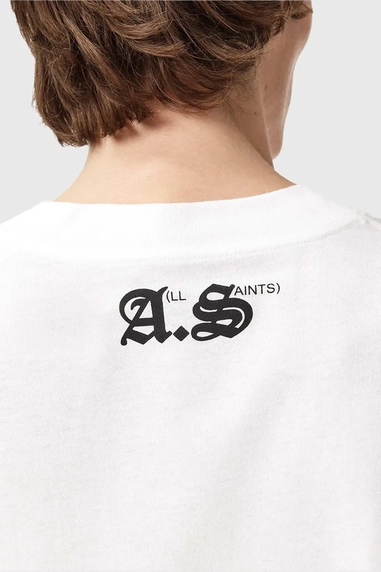 Odzież AllSaints t-shirt bawełniany M042PD biały