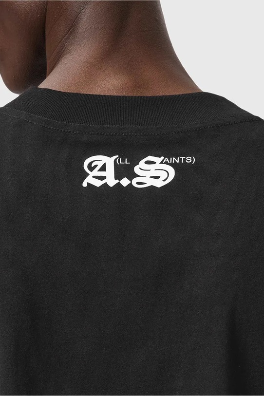 Odzież AllSaints t-shirt bawełniany M042PD czarny