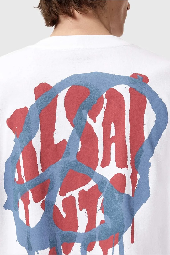 AllSaints t-shirt bawełniany biały M035PD